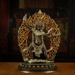 18'' Tibet Amitayus Long Life Buddha Bronze Statue