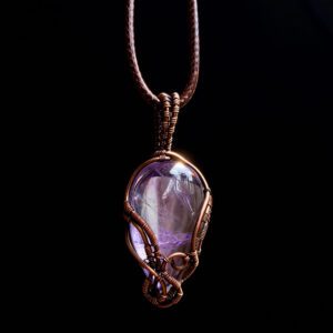 COSMIC SERENITY STREAM AMETHYST PENDANT