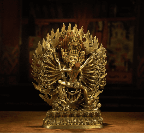 WRATHFUL EMBRACE OF ENLIGHTENMENT: 34-ARMED YAMANTAKA VAJRA STATUE