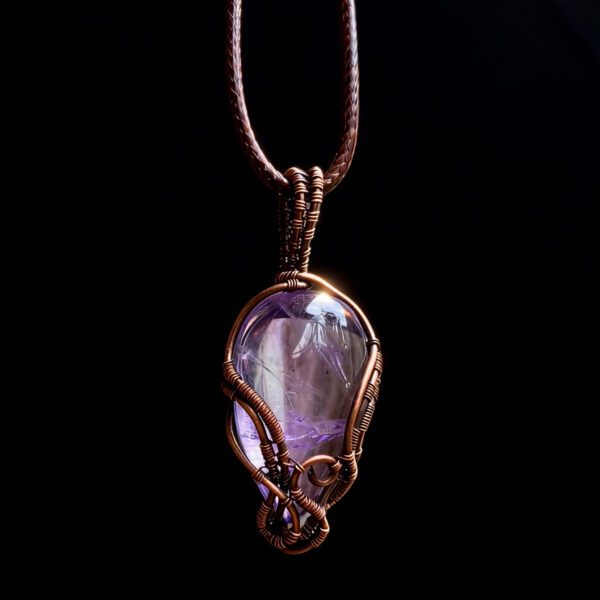 COSMIC SERENITY STREAM AMETHYST PENDANT