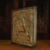 RADIANCE OF COMPASSION – 19TH CENTURY GILT COPPER JOWO BUDDHA WALL THANGKA