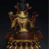 Old Tibet Tibetan Buddhism temple Bronze gilt white tara Bodhisattva statue