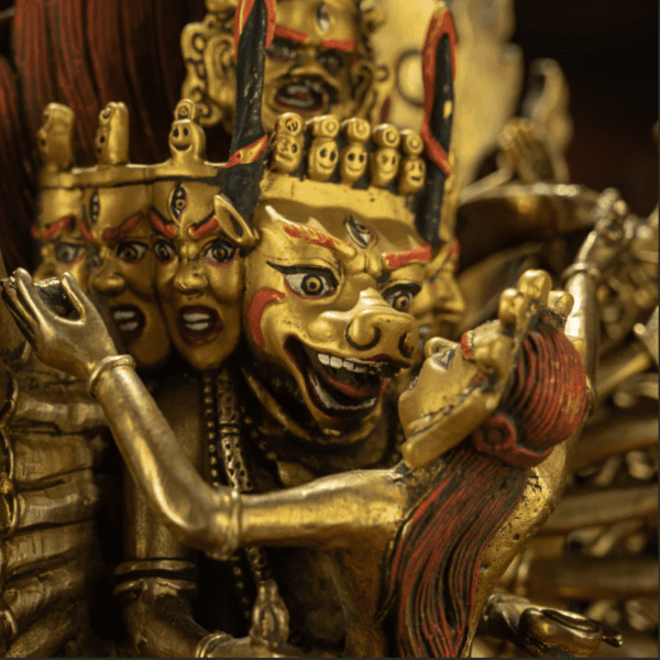 WRATHFUL EMBRACE OF ENLIGHTENMENT: 34-ARMED YAMANTAKA VAJRA STATUE