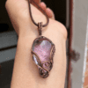 COSMIC SERENITY STREAM AMETHYST PENDANT