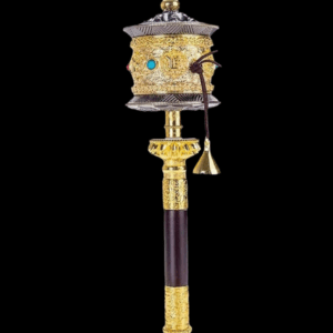 Copper Large Hand Held Prayer Wheel