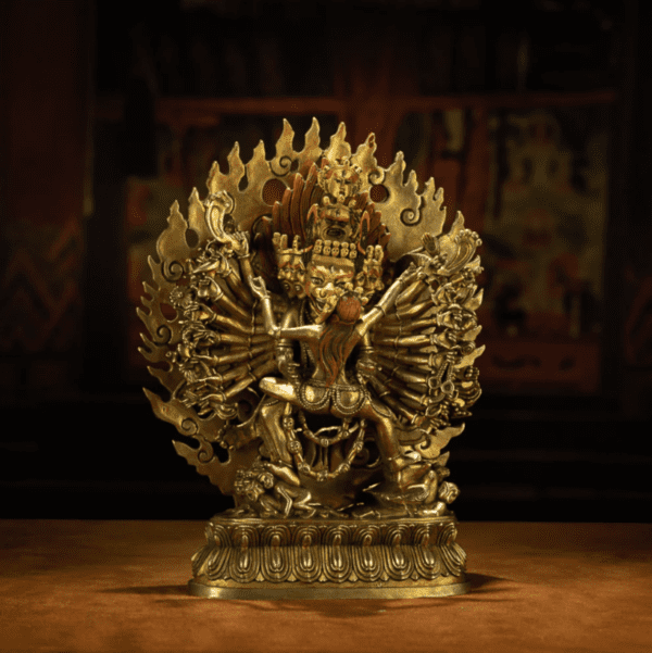 WRATHFUL EMBRACE OF ENLIGHTENMENT: 34-ARMED YAMANTAKA VAJRA STATUE
