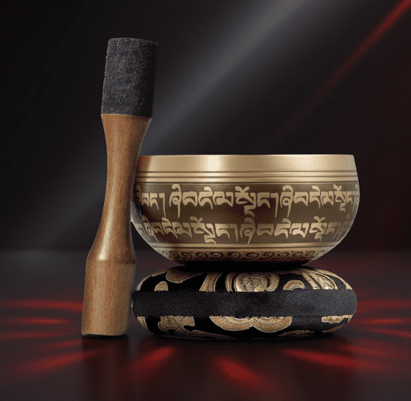 Handmade Tibetan Etched Singing Bowl