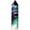 Fluorite Crystals Obelisk Colorful Stone Point Hexagonal Column Crystal