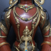 18'' Tibet Amitayus Long Life Buddha Bronze Statue