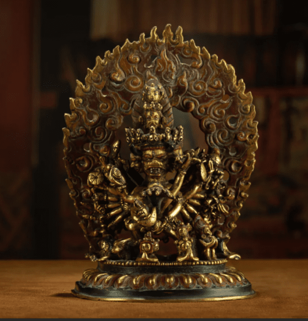 FIERCE ENLIGHTENMENT: GILT COPPER THIRTY-FOUR ARM